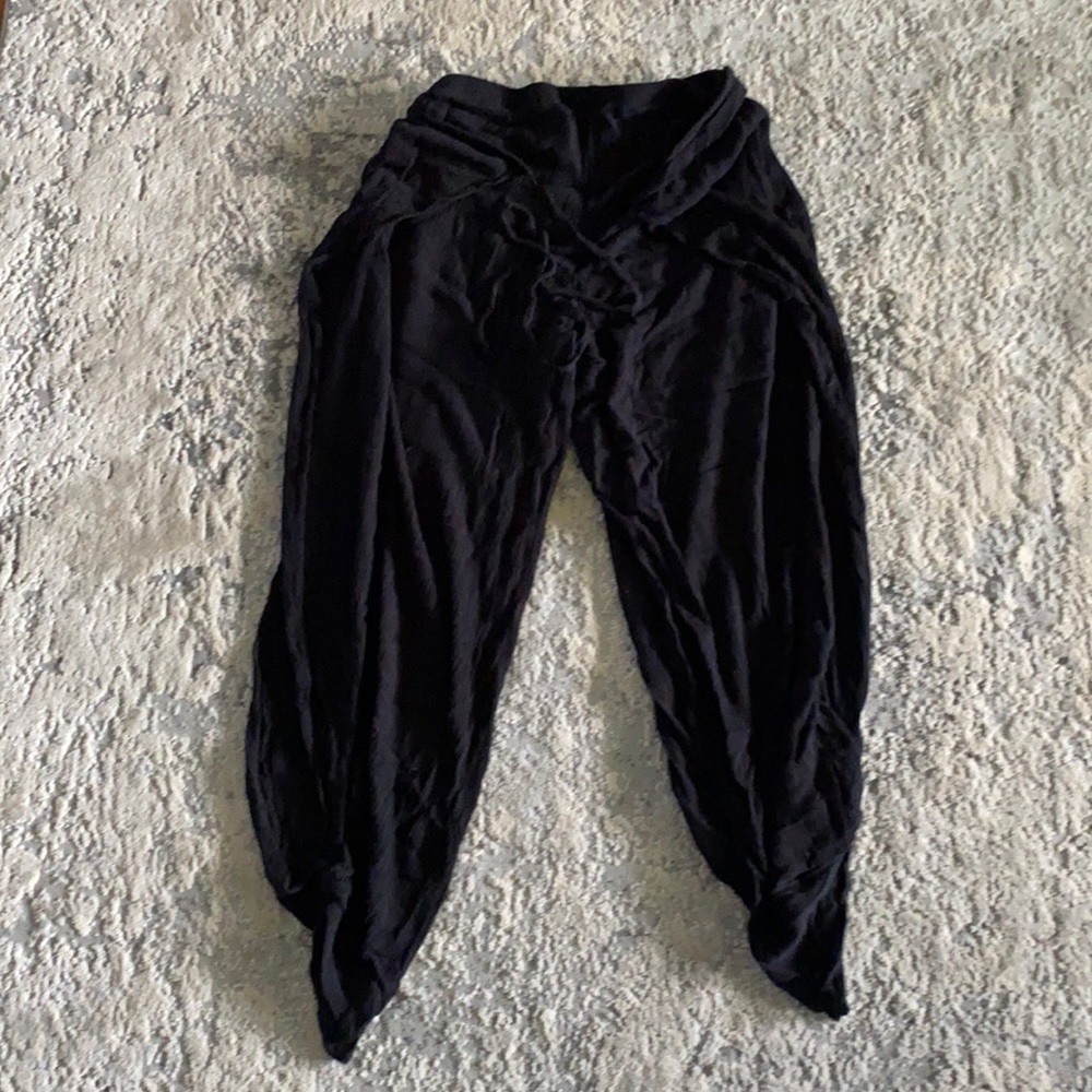 Charlotte Russe black linen pants. Extra small.